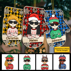 Merry Christmas To The Coolest Kid - Personalized Shaped Ornament.