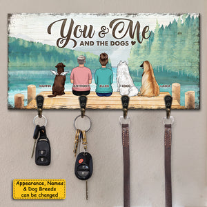 Toi, moi et nos bébés à fourrure - Porte-clés personnalisé, porte-clés - Cadeau pour les couples, cadeau pour les amoureux des chiens
