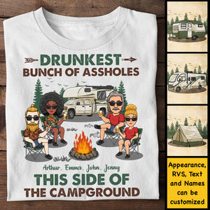 Asseyons-nous près du feu de camp - T-shirt unisexe personnalisé, sweat à capuche - Cadeau pour meilleur ami, cadeau pour les amateurs de camping