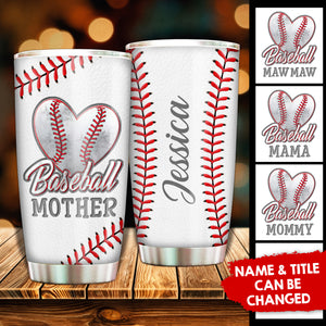 Baseball Mom - Personalized Tumbler.