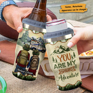 Une aventure va se produire - Glacière personnalisée - Cadeau pour couples, cadeau pour amateurs de camping