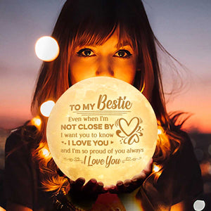 Je suis si fier de toi - Lampe de lune - Cadeau pour meilleure amie, meilleure amie, sœur, cadeau d'anniversaire pour meilleure amie et amie, cadeau de Noël