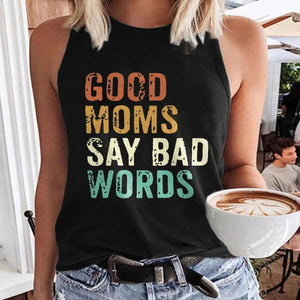 Bonne maman dit des gros mots - Débardeur familial - Cadeau de fête des mères et d'anniversaire pour maman