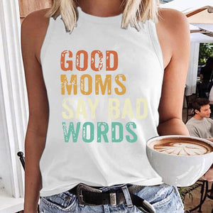 Bonne maman dit des gros mots - Débardeur familial - Cadeau de fête des mères et d'anniversaire pour maman