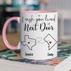 L'amitié est le vin de la vie - Mug personnalisé avec accents - Cadeau pour meilleures amies, meilleures amies, sœurs