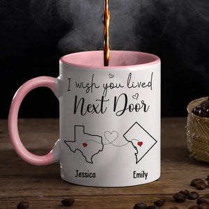 L'amitié est le vin de la vie - Mug personnalisé avec accents - Cadeau pour meilleures amies, meilleures amies, sœurs