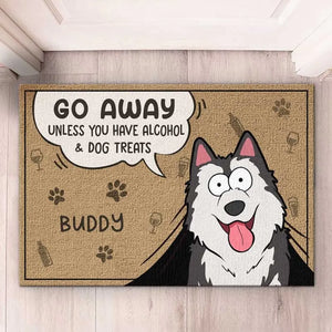 Nous régnons sur la maison - Tapis décoratif personnalisé pour chien et chat - Cadeau de pendaison de crémaillère pour les amoureux des animaux et les propriétaires d'animaux