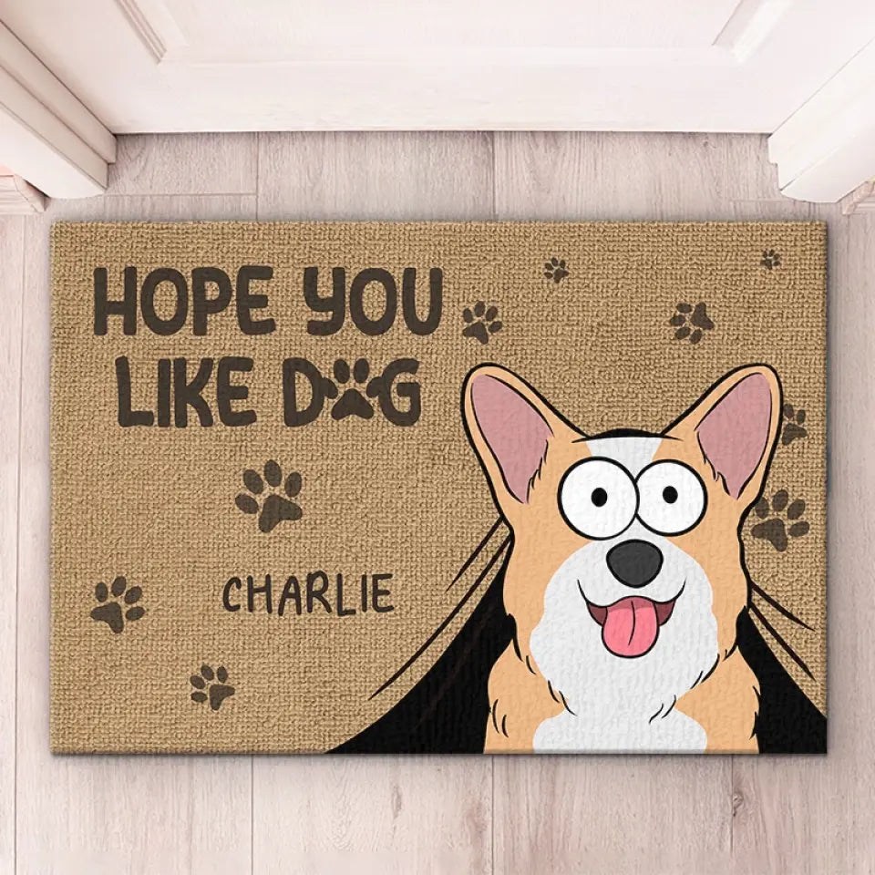 Nous régnons sur la maison - Tapis décoratif personnalisé pour chien et chat - Cadeau de pendaison de crémaillère pour les propriétaires d'animaux et les amoureux des animaux