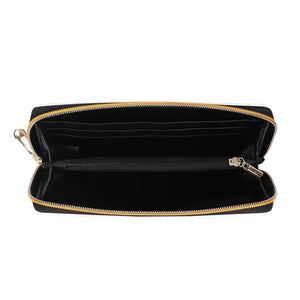 Les animaux de compagnie nous rendent la vie plus belle ! Portefeuille long en cuir personnalisé pour chien et chat ! Cadeau pour propriétaires et amoureux des animaux.