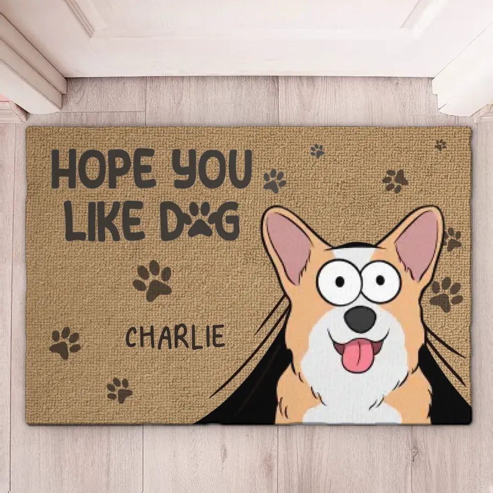 Nous régnons sur la maison - Tapis décoratif personnalisé pour chien et chat - Cadeau de pendaison de crémaillère pour les propriétaires d'animaux et les amoureux des animaux