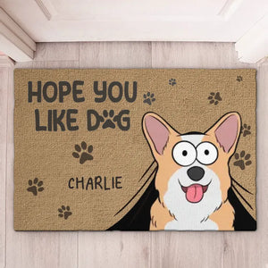 Nous régnons sur la maison - Tapis décoratif personnalisé pour chien et chat - Cadeau de pendaison de crémaillère pour les propriétaires d'animaux et les amoureux des animaux
