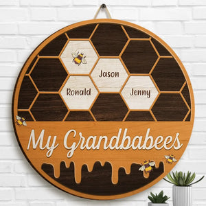 Il n'y a pas de meilleur endroit que la maison, sauf chez grand-mère - Panneau en bois personnalisé pour la décoration intérieure de la famille - Cadeau de pendaison de crémaillère pour maman et grand-mère