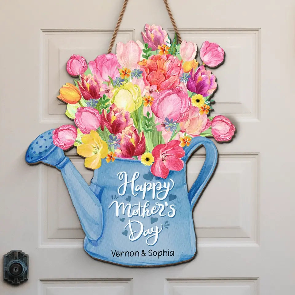 Une mère, câlins chaleureux et doux souvenirs - Panneau en bois personnalisé pour la décoration intérieure de la famille - Cadeau de pendaison de crémaillère pour la fête des mères