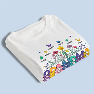 Fleurs s'épanouissent dans le jardin de l'amour - T-shirt unisexe personnalisé, sweat à capuche, sweat-shirt - Fête des Mères, cadeau pour maman, grand-mère