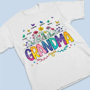 Fleurs s'épanouissent dans le jardin de l'amour - T-shirt unisexe personnalisé, sweat à capuche, sweat-shirt - Fête des Mères, cadeau pour maman, grand-mère