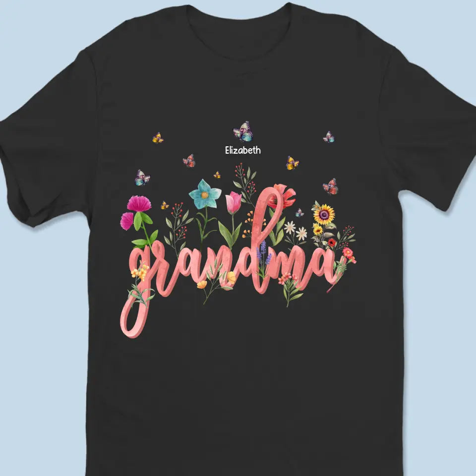 Fleurs épanouies dans le jardin de l'amour - T-shirt unisexe personnalisé, sweat à capuche, sweat-shirt - Fête des Mères, cadeau pour maman, grand-mère