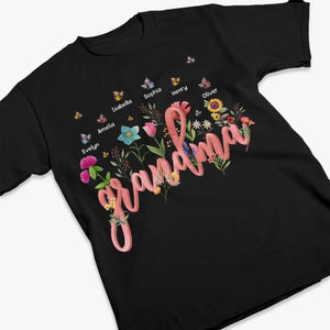 Fleurs épanouies dans le jardin de l'amour - T-shirt unisexe personnalisé, sweat à capuche, sweat-shirt - Fête des Mères, cadeau pour maman, grand-mère