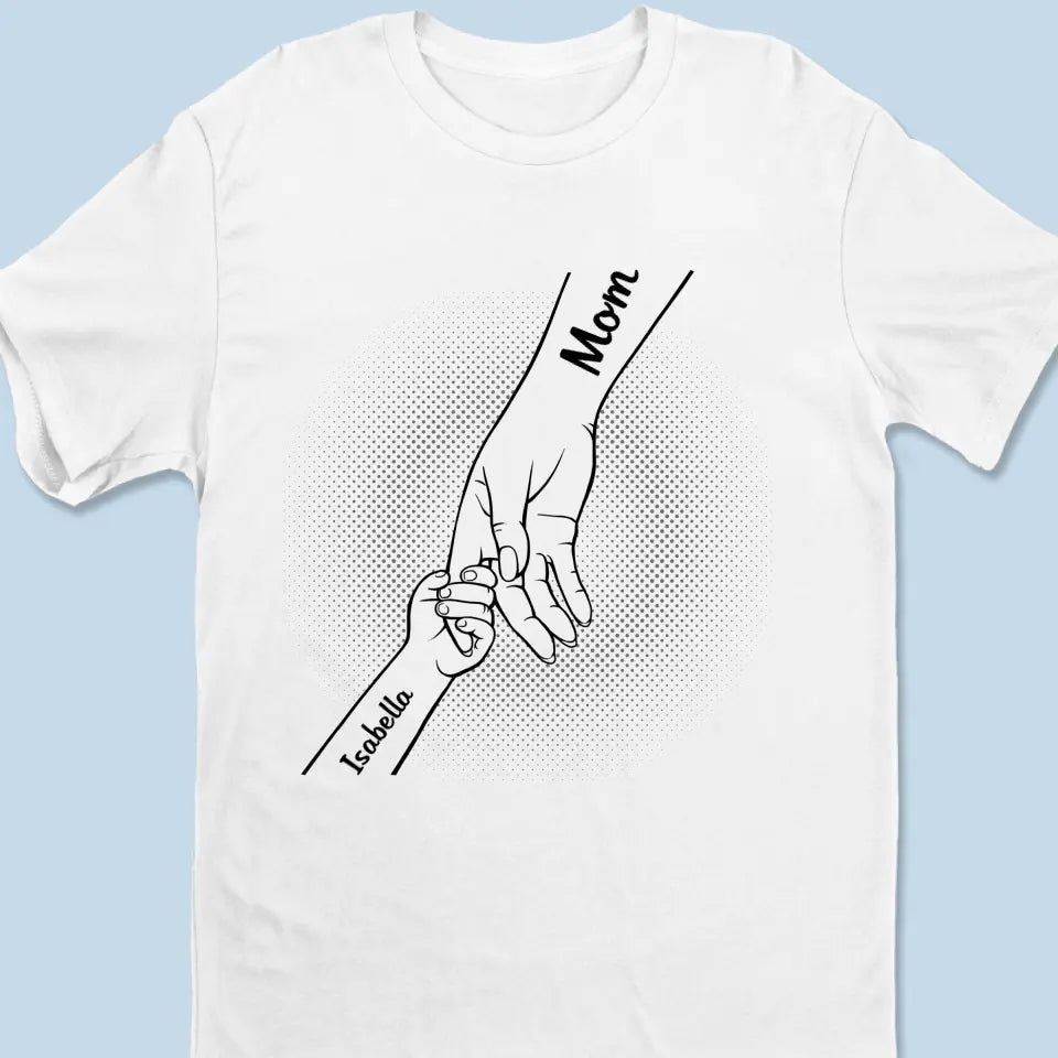 Tiens mon monde - T-shirt unisexe personnalisé, sweat à capuche, sweat-shirt - Fête des Mères, cadeau pour maman, grand-mère