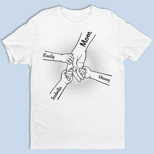 Tiens mon monde - T-shirt unisexe personnalisé, sweat à capuche, sweat-shirt - Fête des Mères, cadeau pour maman, grand-mère