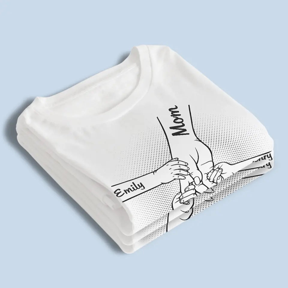 Tiens mon monde - T-shirt unisexe personnalisé, sweat à capuche, sweat-shirt - Fête des Mères, cadeau pour maman, grand-mère