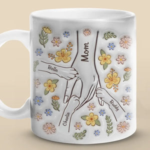 Le temps passé avec les chats n'est jamais perdu - Mug personnalisé avec effet gonflable 3D pour chien et chat - Fête des Mères, cadeau pour les propriétaires d'animaux et les amoureux des animaux