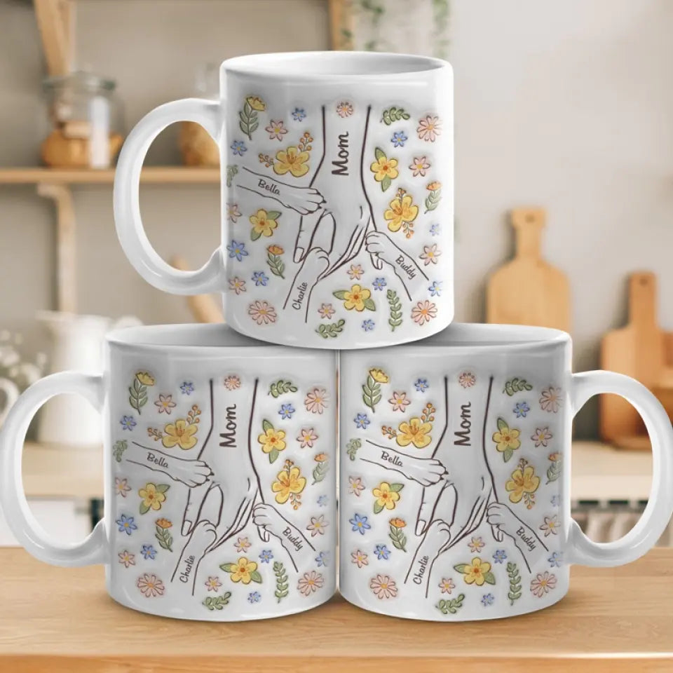Le temps passé avec les chats n'est jamais perdu - Mug personnalisé avec effet gonflable 3D pour chien et chat - Fête des Mères, cadeau pour les propriétaires d'animaux et les amoureux des animaux