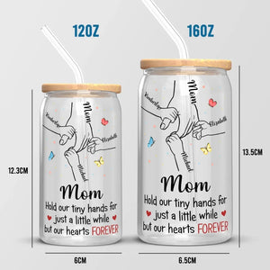 Le seul amour auquel je crois vraiment - Tasse en verre personnalisée pour la famille, tasse à café glacé - Fête des Mères, cadeau pour maman, grand-mère