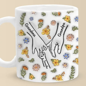 Une famille est un symbole d'amour - Mug personnalisé avec effet gonflé 3D - Cadeau pour les membres de la famille