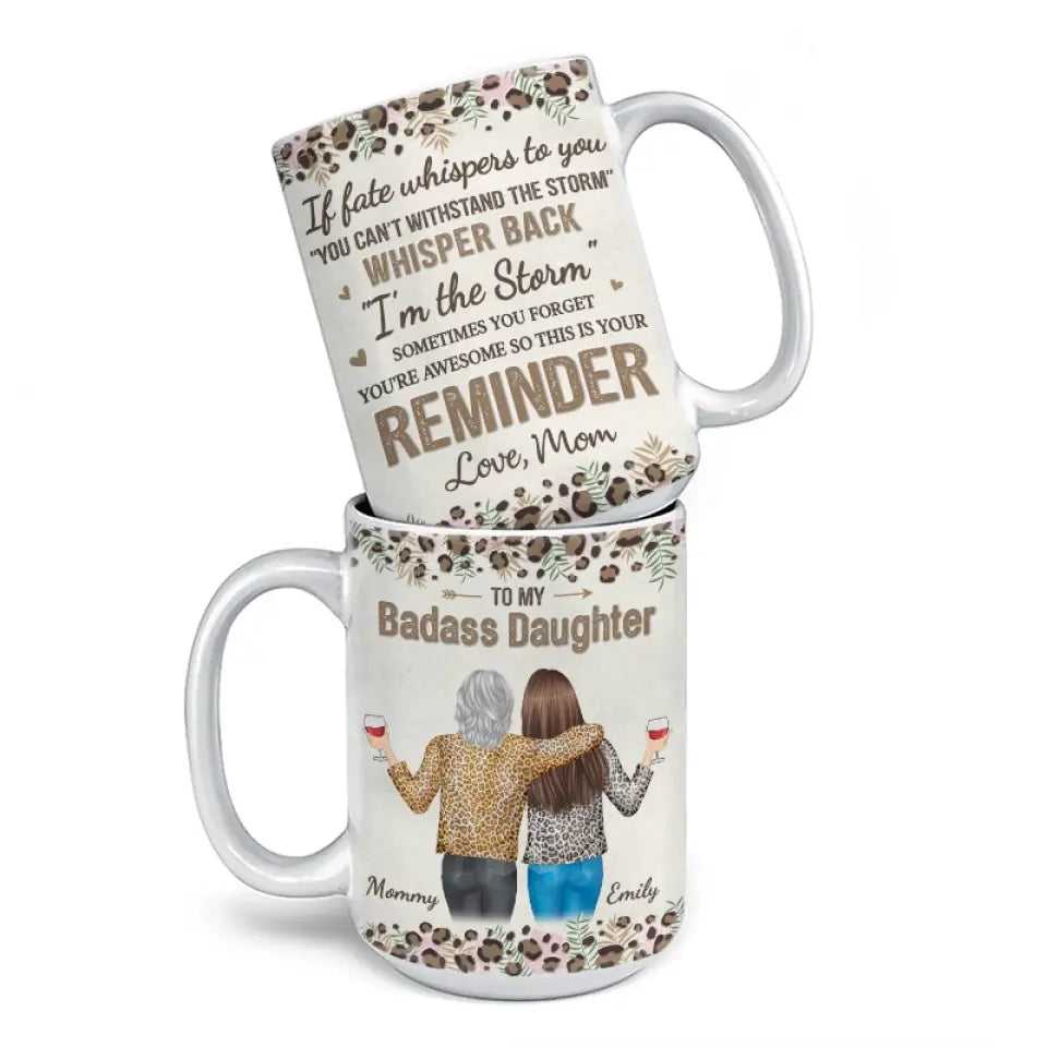 Tasse personnalisée « Famille comme des branches sur un arbre » – Fête des Mères, cadeau pour maman, fille