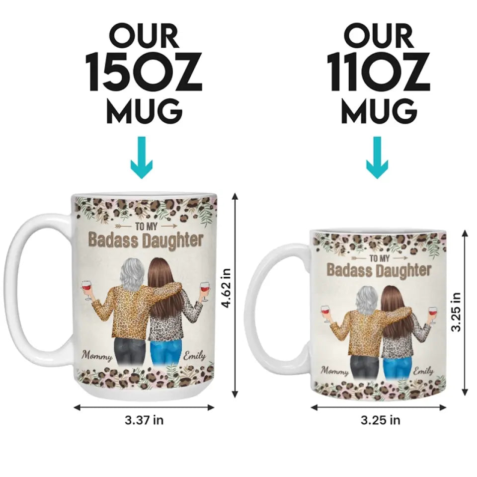 Tasse personnalisée « Famille comme des branches sur un arbre » – Fête des Mères, cadeau pour maman, fille