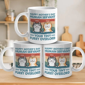 Je suis ton petit seigneur à fourrure - Mug personnalisé pour chat - Fête des Mères, cadeau pour les propriétaires d'animaux de compagnie, amoureux des animaux