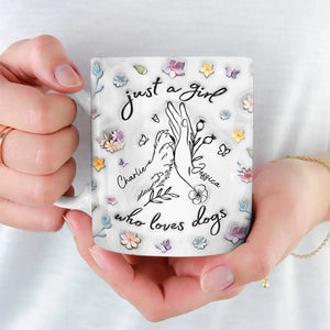 J'ai aussi un chien - Mug personnalisé avec effet gonflable 3D - Fête des Mères, cadeau pour les propriétaires d'animaux et les amoureux des animaux
