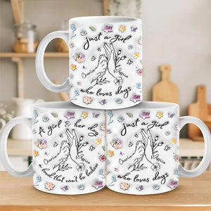 J'ai aussi un chien - Mug personnalisé avec effet gonflable 3D - Fête des Mères, cadeau pour les propriétaires d'animaux et les amoureux des animaux