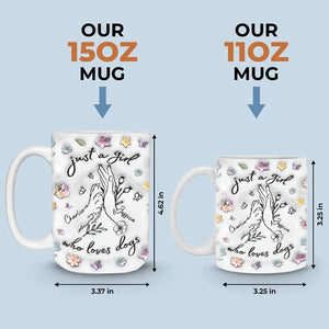 J'ai aussi un chien - Mug personnalisé avec effet gonflable 3D - Fête des Mères, cadeau pour les propriétaires d'animaux et les amoureux des animaux