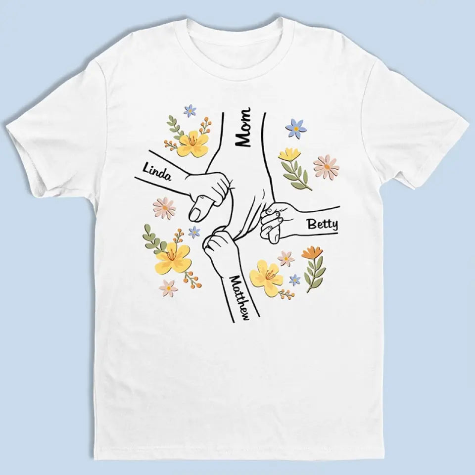 Nous sommes nés de l'amour, l'amour est notre maman - T-shirt unisexe personnalisé, sweat à capuche, sweat-shirt - Fête des mères, cadeau pour maman, grand-mère