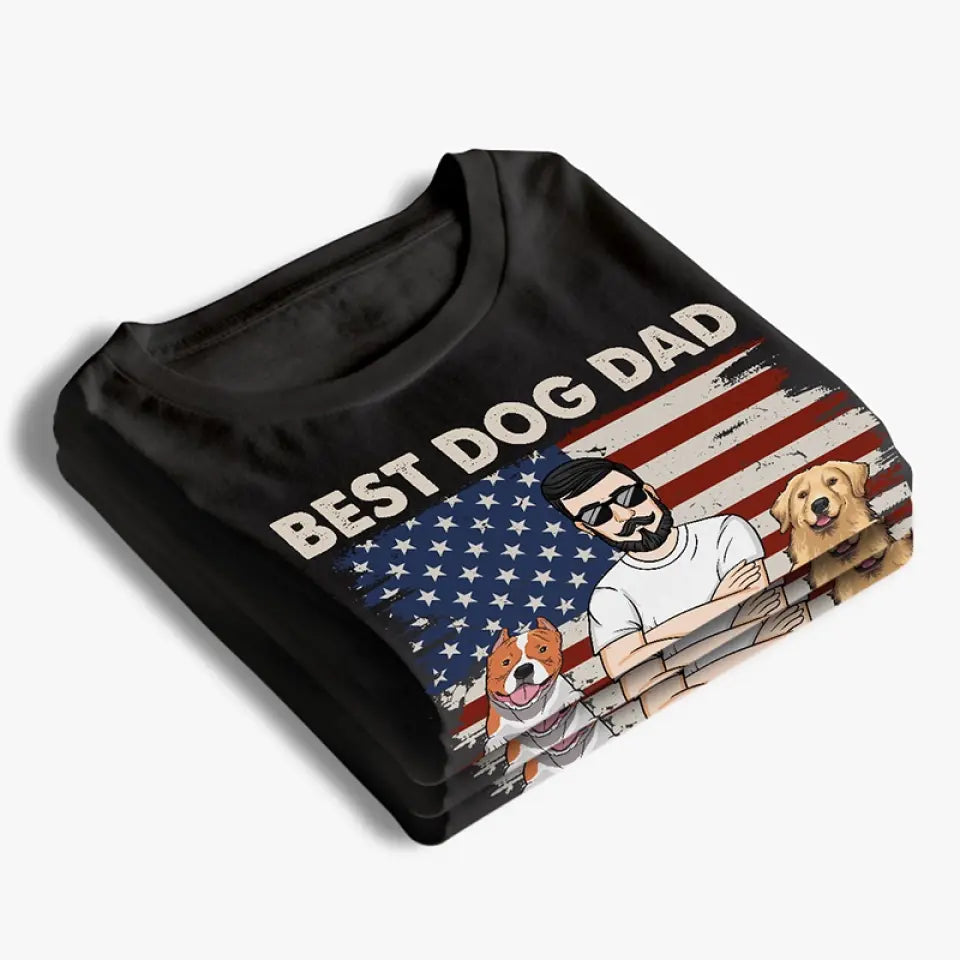 Ils nous rendent la vie meilleure - T-shirt unisexe personnalisé pour chien, sweat à capuche, sweat-shirt - Fête des Pères, cadeau pour les propriétaires d'animaux et les amoureux des animaux