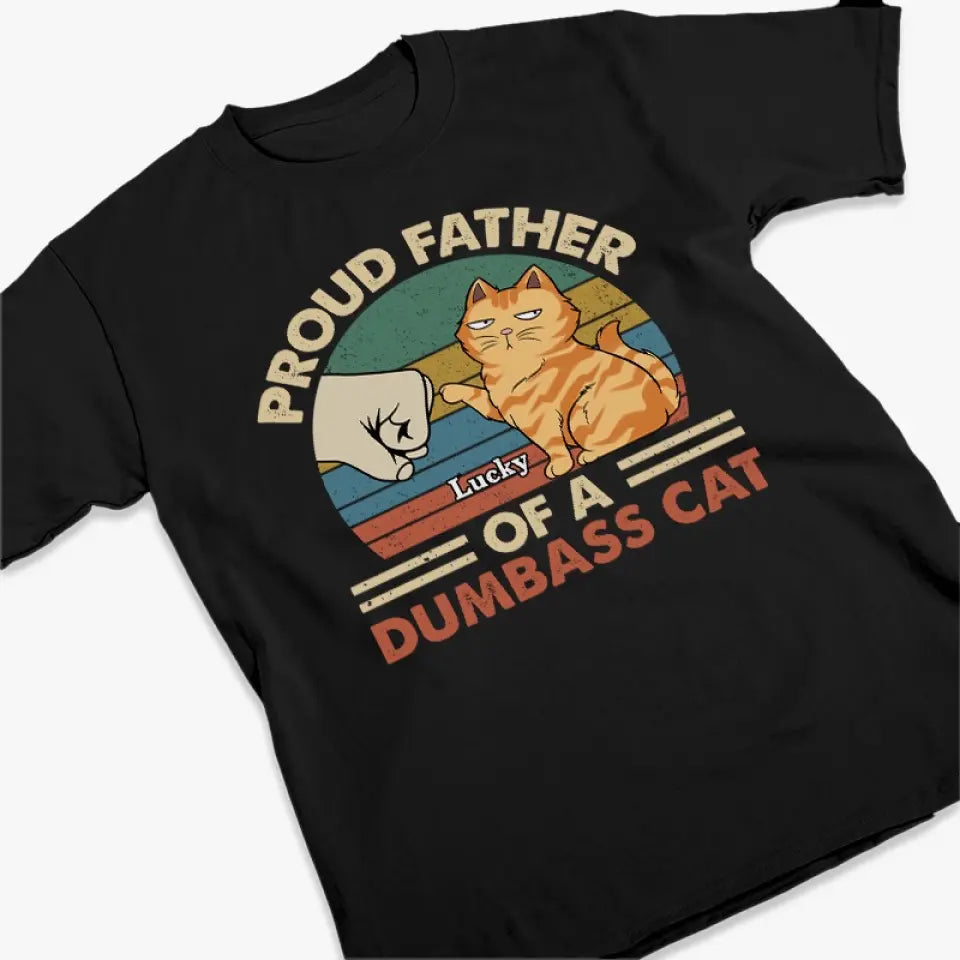 Les chats dominent le monde - T-shirt unisexe personnalisé, sweat à capuche, sweat-shirt - Fête des Pères, cadeau pour les propriétaires d'animaux et les amoureux des animaux