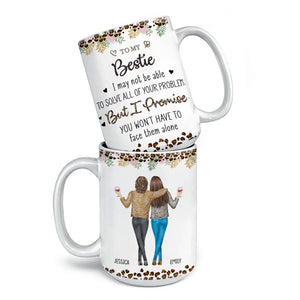 À ma meilleure amie, je t'aime - Mug personnalisé pour meilleure amie - Cadeau pour meilleures amies, meilleures amies, sœurs