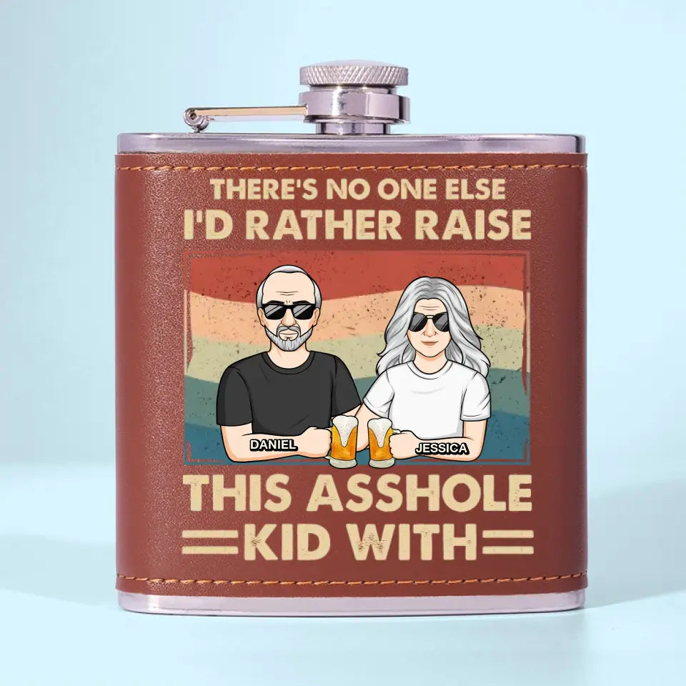 Quand je suis à mon meilleur, je suis la fille de mon père - Flasque personnalisée familiale - Fête des pères, cadeau pour papa, grand-père