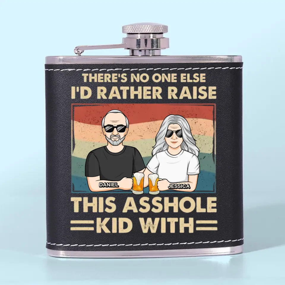 Quand je suis à mon meilleur, je suis la fille de mon père - Flasque personnalisée familiale - Fête des pères, cadeau pour papa, grand-père