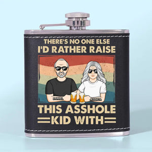 Quand je suis à mon meilleur, je suis la fille de mon père - Flasque personnalisée familiale - Fête des pères, cadeau pour papa, grand-père