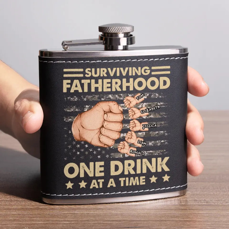 À papa, des raisons pour lesquelles vous buvez - Flasque personnalisée pour la famille - Fête des pères, cadeau pour papa, grand-père