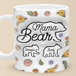 Avoir un endroit où aller, c'est chez soi - Mug personnalisé avec effet gonflé en 3D - Fête des Mères, cadeau pour maman, grand-mère