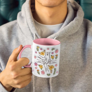 En période d'épreuve, la famille est la meilleure - Mug personnalisé avec effet gonflable 3D imprimé - Fête des Mères, cadeau pour maman, grand-mère