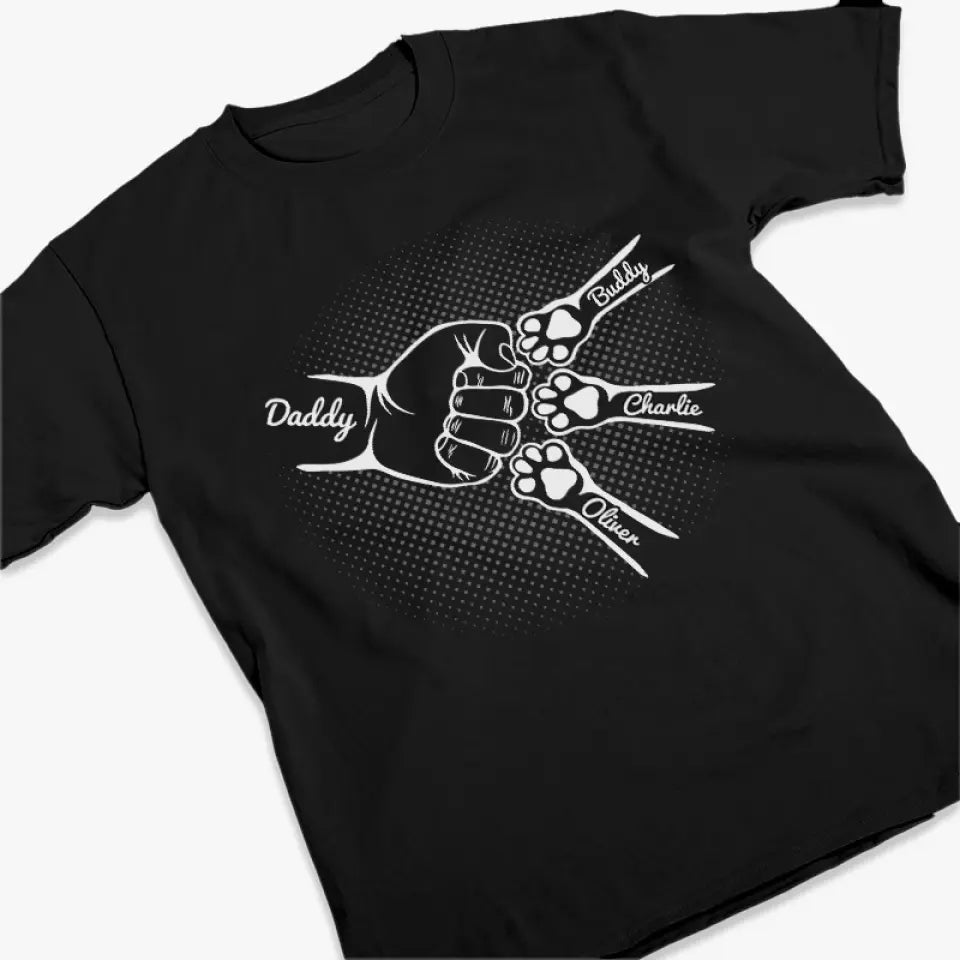 Ma famille, c'est ma vie - T-shirt unisexe personnalisé pour chien et chat, sweat à capuche, sweat-shirt - Fête des Pères, cadeau pour les propriétaires d'animaux et les amoureux des animaux