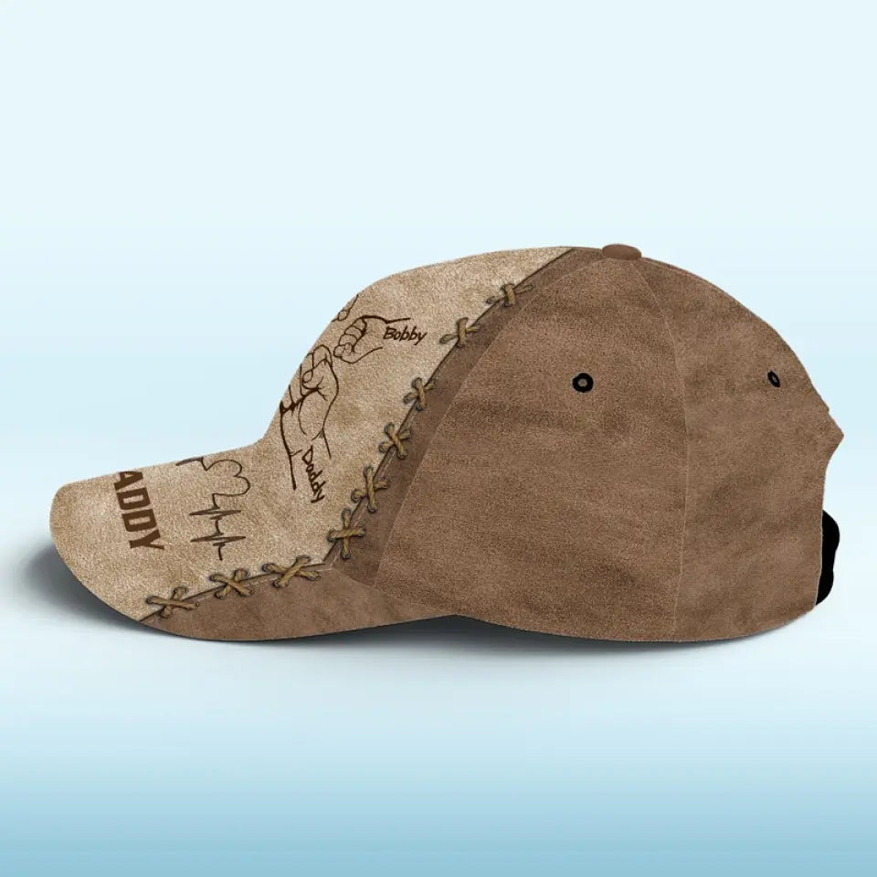 La valeur d'un père aimant n'a pas de prix - Casquette personnalisée pour la famille, casquette classique à imprimé intégral - Fête des pères, cadeau pour papa, grand-père
