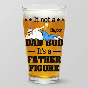 C'est une figure paternelle - Verre à bière personnalisé pour la famille - Fête des pères, cadeau pour papa, grand-père
