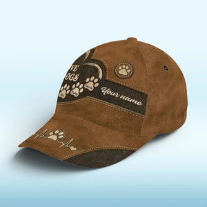 Les chiens sont comme les humains, mais sans leurs défauts - Casquette personnalisée pour chien, casquette classique à imprimé intégral - Fête des Pères, cadeau pour les propriétaires d'animaux et les amoureux des animaux