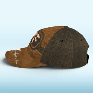 L'amour d'un père est éternel et sans fin - Casquette personnalisée pour la famille, casquette classique à imprimé intégral - Fête des pères, cadeau pour papa, grand-père