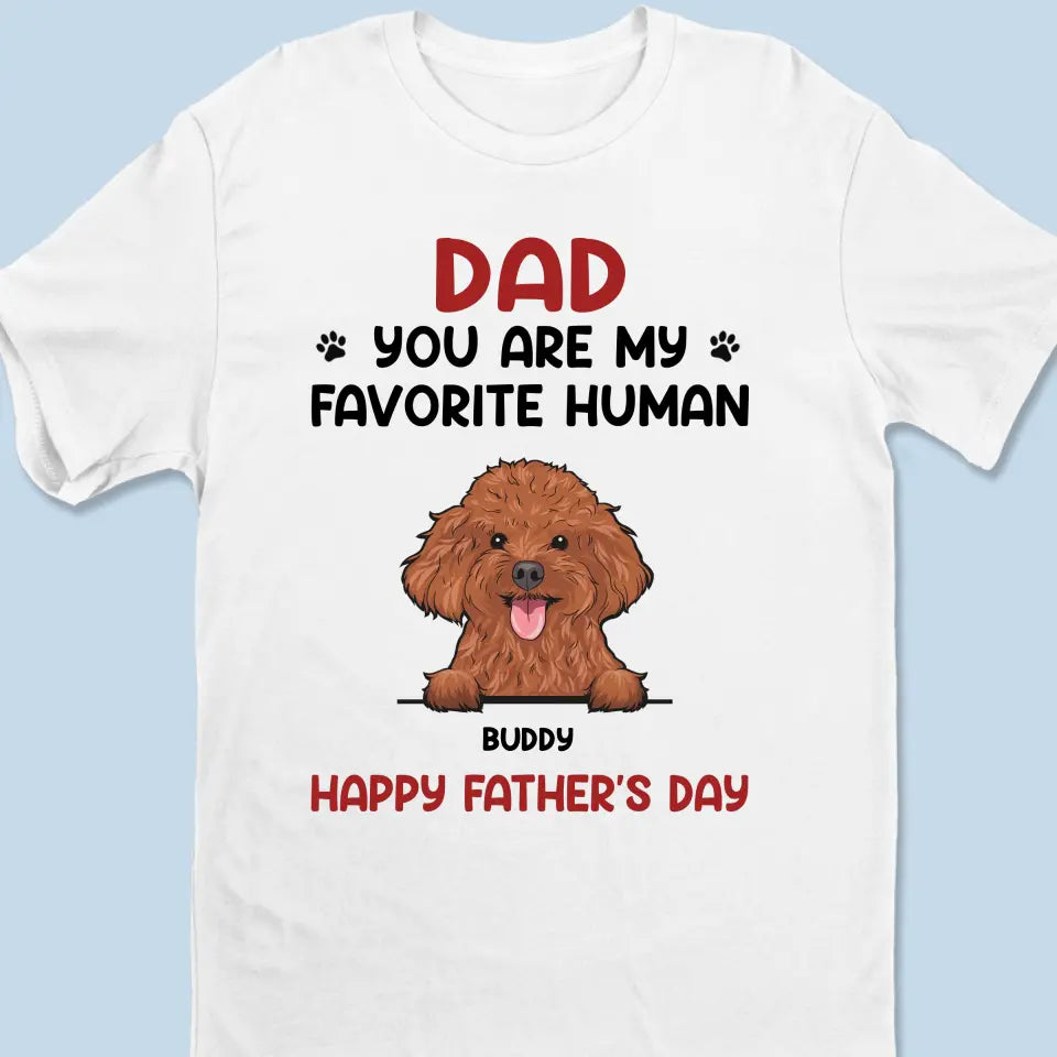 Grâce à lui, j'ai pu voir un avenir - T-shirt unisexe personnalisé pour chien et chat, sweat à capuche, sweat-shirt - Fête des pères, cadeau pour les propriétaires d'animaux, amoureux des animaux